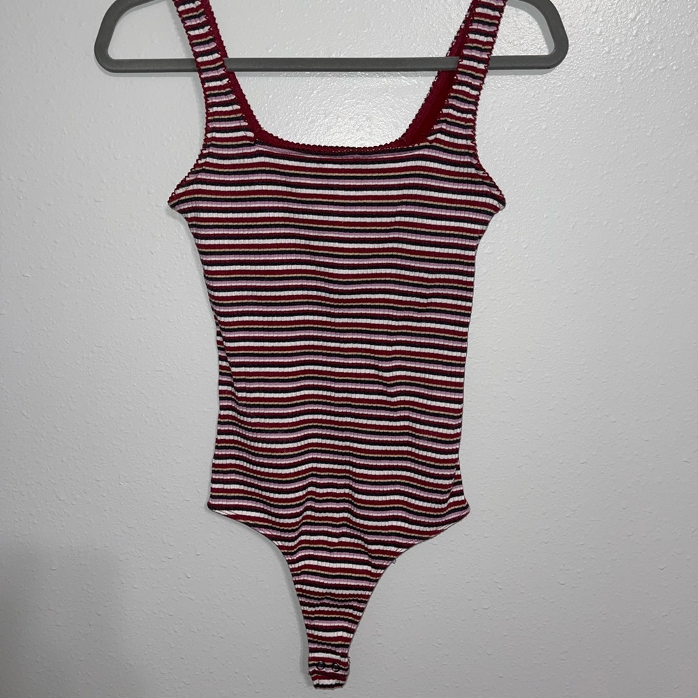 Hollister Stripped Bodysuit